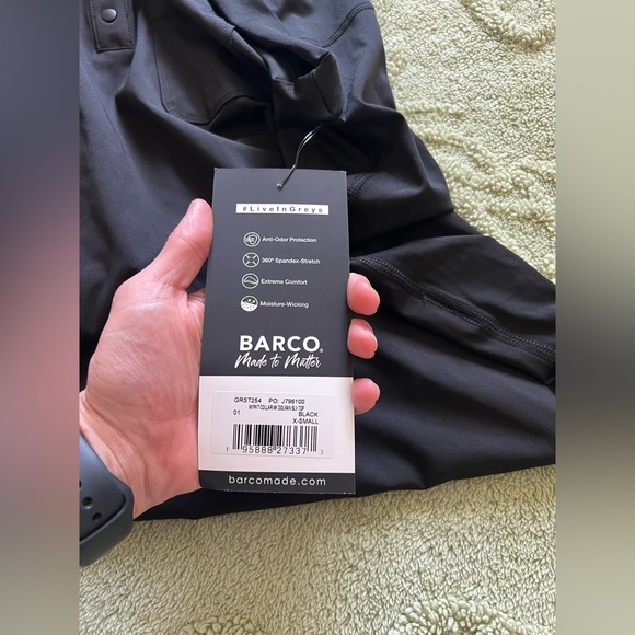 Grey's Anatomy by Barco Women's 1-Pocket Dolman Sleeve Polo Scrub Top, XS NWT! - Picture 7 of 9